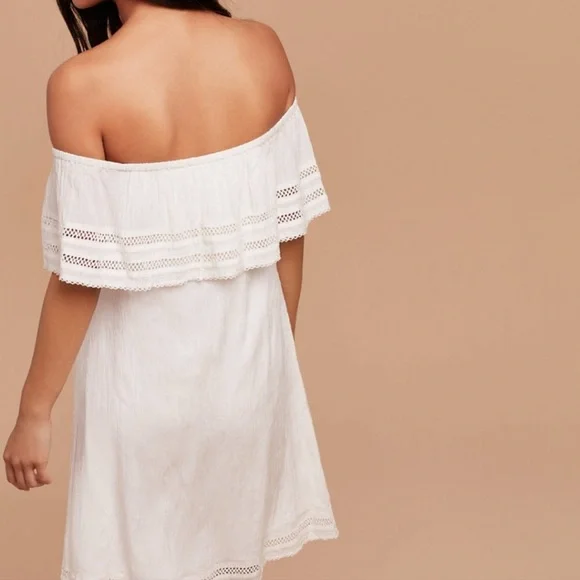 Aritzia Wilfred | Emmie Dress | Oak/White | M - Picture 2 of 10